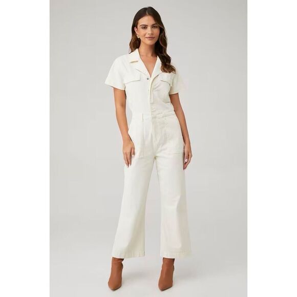 pistola Pants - Pistola Makenna Utility Wideleg Jumpsuit